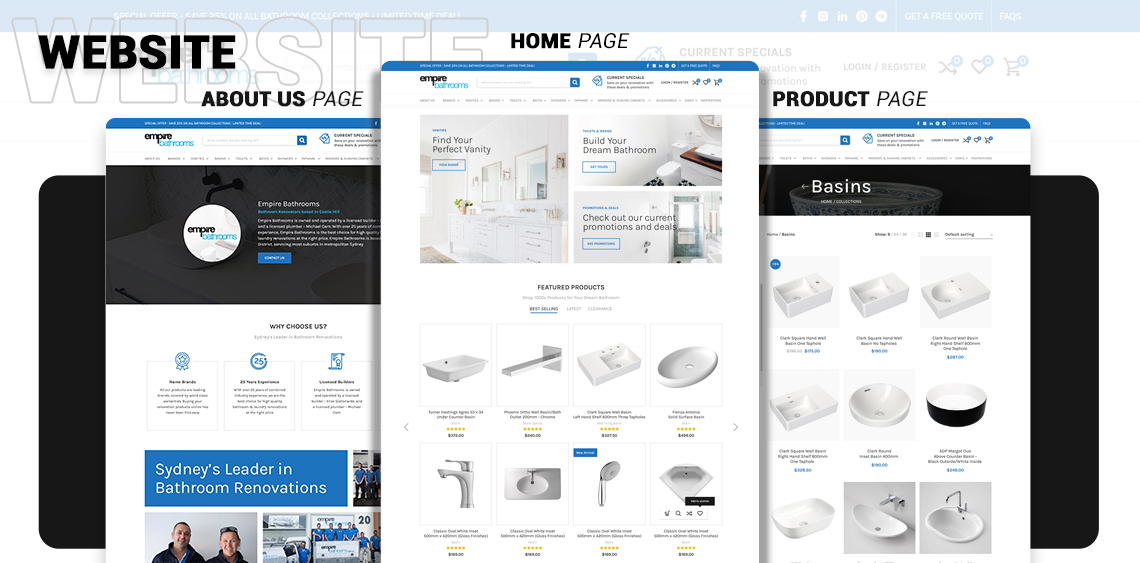 Digital Marketing for Bathroom Renovations – Empire Bathrooms