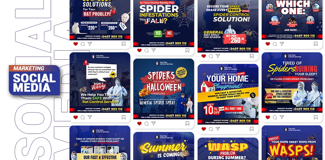 City Pest Control Service – Social Media Marketing