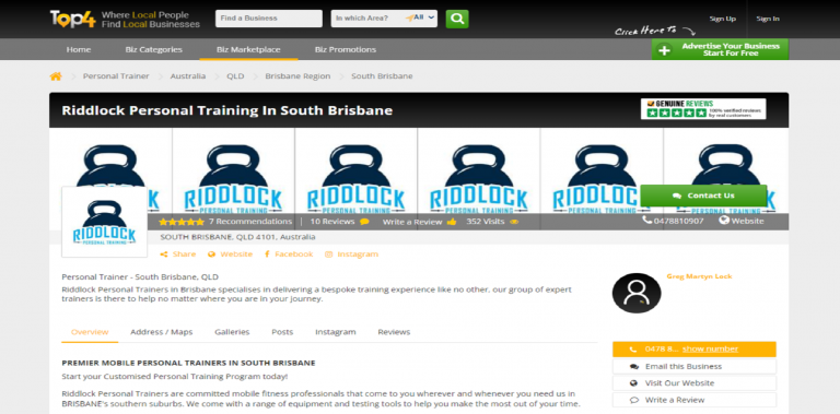 Riddlock Personal Training - SEO 7