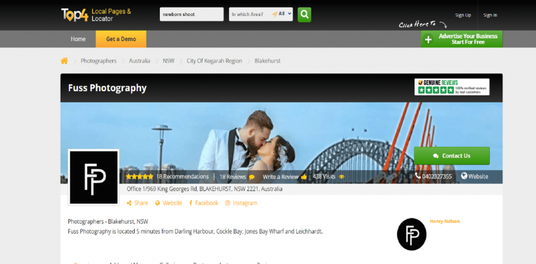 Fuss Photography SEO Service 6