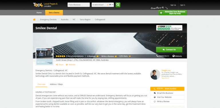 local marketing local seo for dentists colingwood (1)