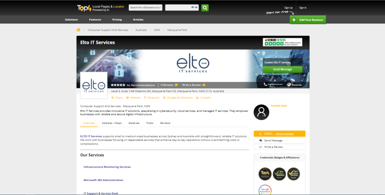 SEO Service for Elto IT Services