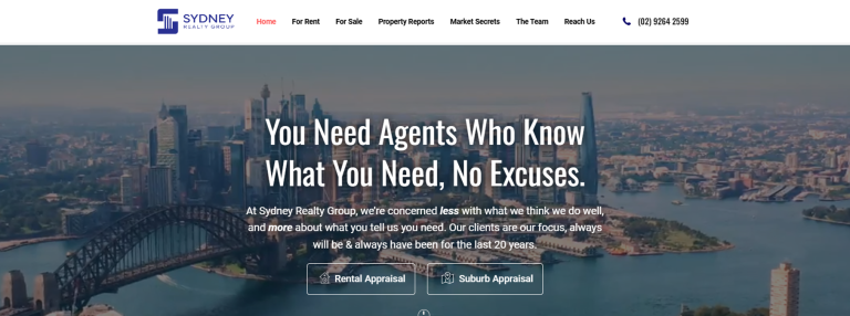 Website Development - Sydney Realty Group