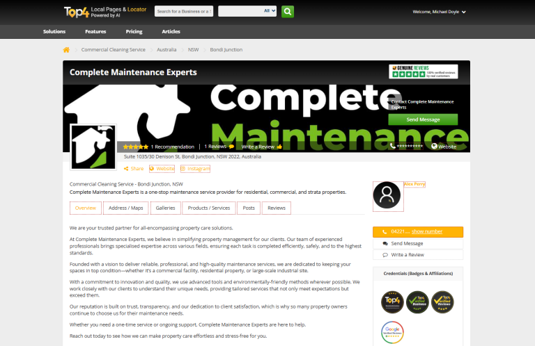 SEO Services for Complete Maintenance Expert