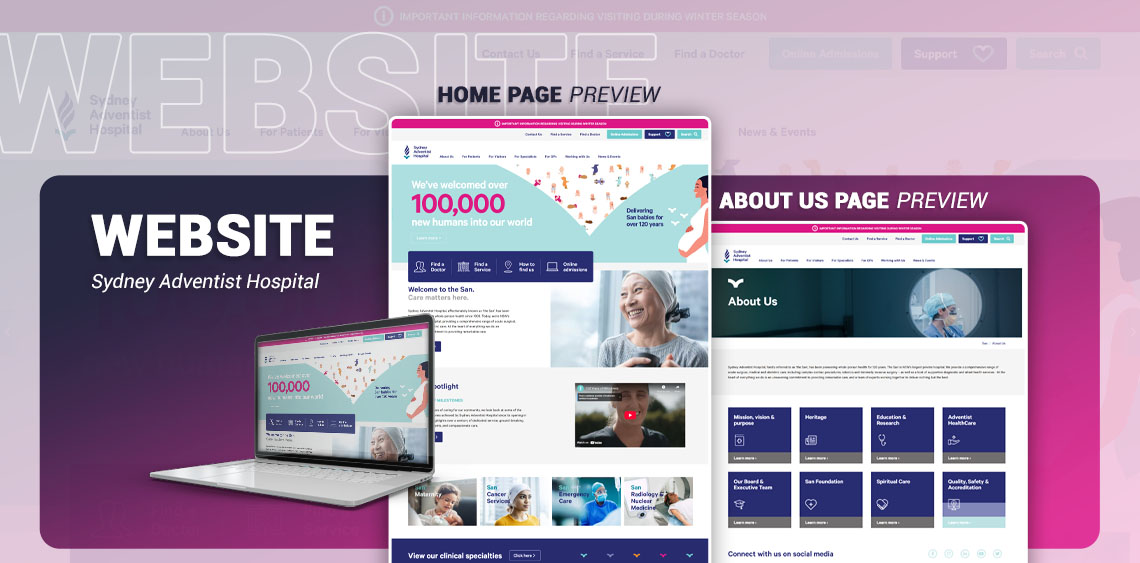 Web Development – Sydney Adventist Hospital