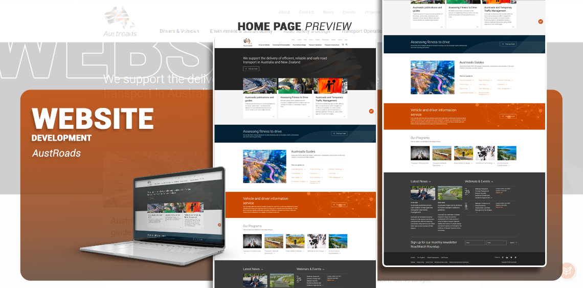 Web Development for AustRoads