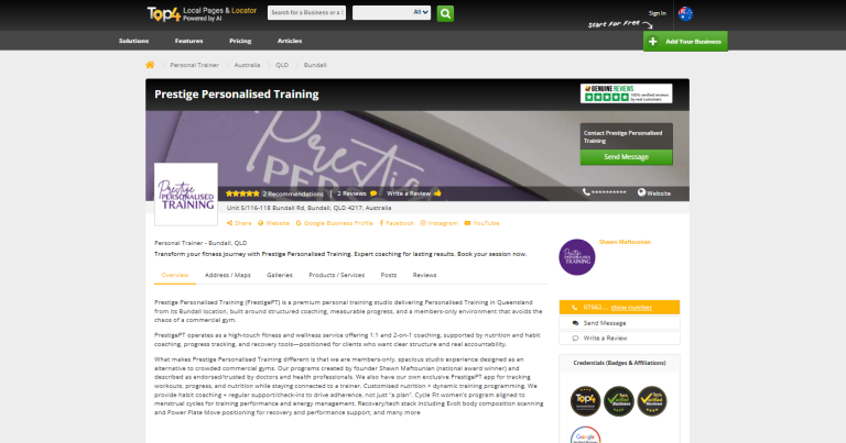 seo service for prestige pt top4 online
